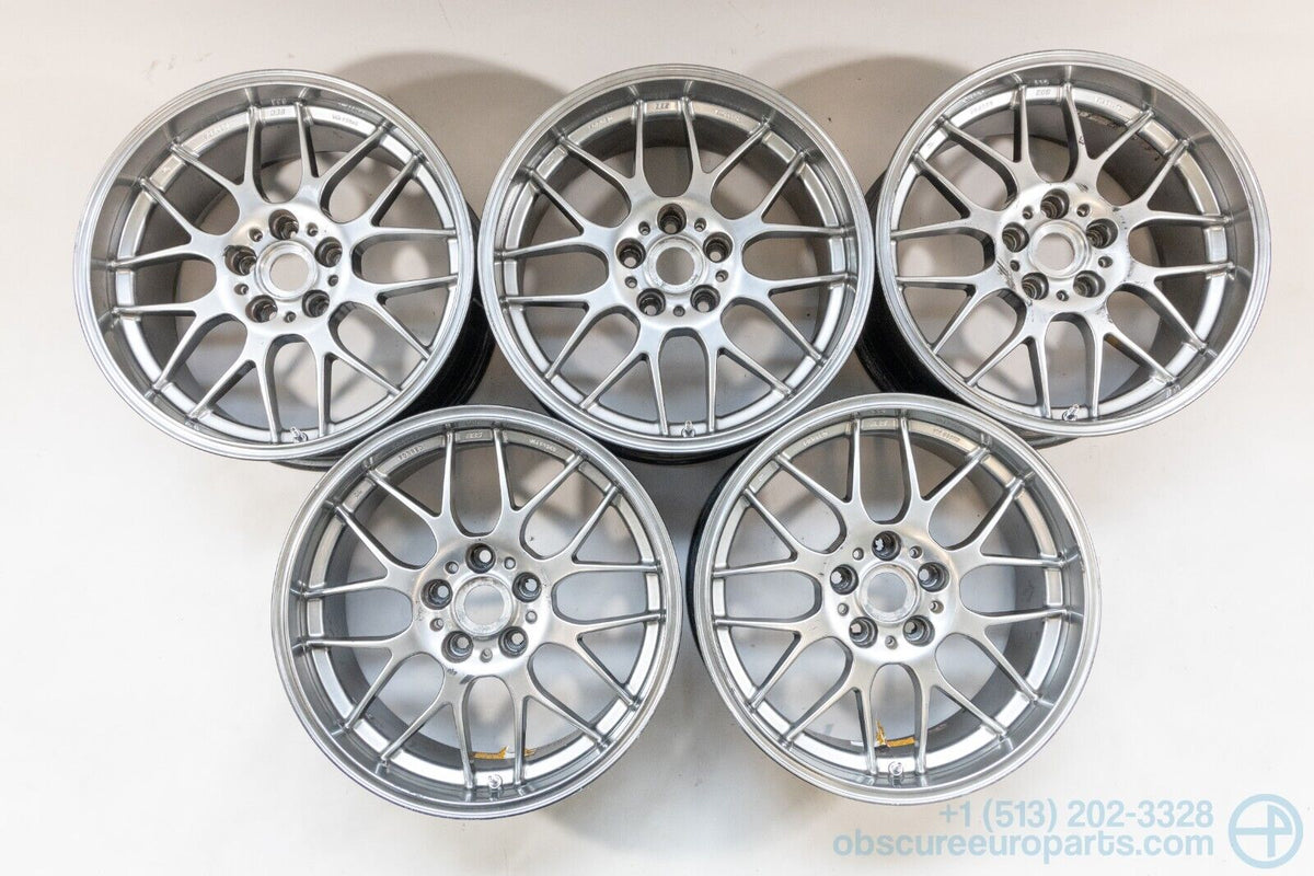 Used BBS RG-R Hyper Black 5x120 Wheel Set of 5 - 18x8.5J ET22 for