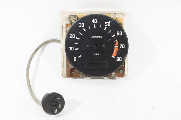 Used 1980-1983 BMW E21 320i Tachometer w/ Clock - For Parts or Repair