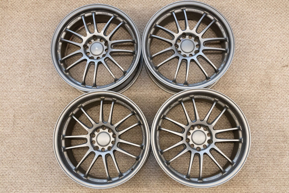 Used Rays Engineering RE30 Wheel Set 5x120 18x8 ET40 and 18x9.5 ET25 BMW Fitment