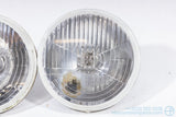 Used Hella H4 Conversion 5" Head Light Housings w/ DRL for BMW VW Audi