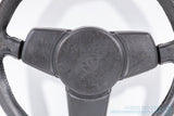 Used 1977-1984 Porsche 3-Spoke Sport Steering Wheel & Horn Pad - Damaged Leather