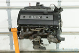 Used 1996 BMW E36 328i M52B28 Complete Engine - 205,488 Miles - Damaged PS Mount