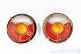 Used 1966-1974 BMW E10 1502 1600 2002 Tail Light Lens and Ring Set