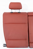 Used 2007-2013 BMW E82 128i 135i Rear Seat Set Coral Red Korallrot