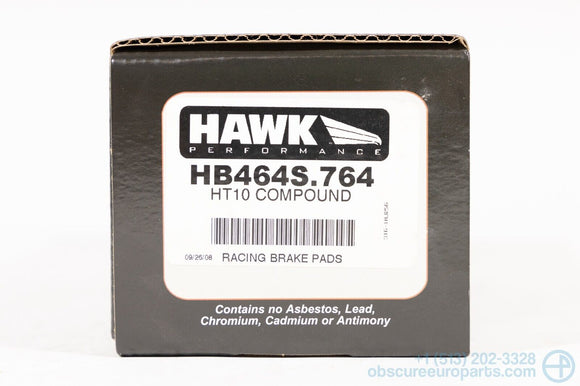 NOS Hawk HT-10 Compound Front Brake Pads for 2001-2010 BMW E46 E83 E85 M3 Z4M X3