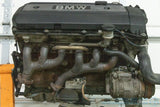 Used 1996 BMW E36 328i M52B28 Complete Engine - 205,488 Miles - Damaged PS Mount