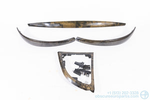 Used 2007-2013 BMW E82 E88 128i 135i Gray Poplar Grain Trim Set