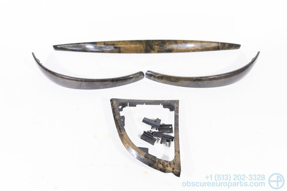 Used 2007-2013 BMW E82 E88 128i 135i Gray Poplar Grain Trim Set