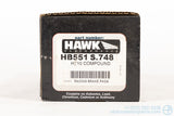 NOS Hawk HT-10 Compound Front Brake Pads for 2002-2016 BMW E60 E65 E82 E89 E90