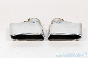 Used 2007-2008 Porsche 997.1 911 Turbo Factory Exhaust Tip Set