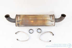 Used 1989-1990 Porsche 964 911 Factory Silencer Muffler w/ Clamps