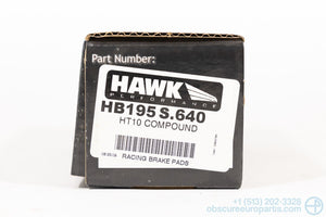 NOS Hawk HT-10 Compound Front Brake Pads for 1984-1993 190E BMW E30 Saab 900