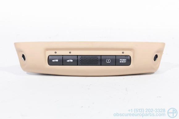 Used 2003-2007 Maserati M139 Quattroporte Grab Overhead Switch Assembly in Beige