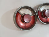 Used 1966-1972 BMW E10 1502 1600 2002 Tail Light Roundie Pair Lenses Seal Set #6