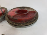 Used 1966-1972 BMW E10 1502 1600 2002 Tail Light Roundie Pair Lenses Seal Set #6