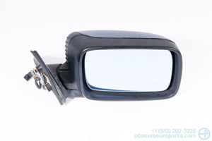 Used 1995-1999 BMW E36 318ti Right Side Mirror Assembly in Alaskablau