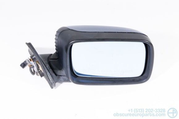Used 1995-1999 BMW E36 318ti Right Side Mirror Assembly in Alaskablau