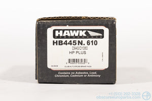 NOS Hawk HP Plus Compound Rear Brake Pads for 2002-2008 Mini Cooper