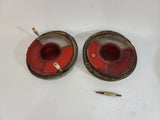 Used 1966-1972 BMW E10 1502 1600 2002 Tail Light Roundie Pair Lenses Seal Set #6