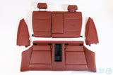 Used 2007-2013 BMW E82 128i 135i Rear Seat Set Coral Red Korallrot