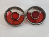 Used 1966-1972 BMW E10 1502 1600 2002 Tail Light Roundie Pair Lenses Seal Set #6