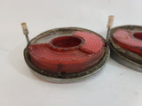 Used 1966-1972 BMW E10 1502 1600 2002 Tail Light Roundie Pair Lenses Seal Set #6