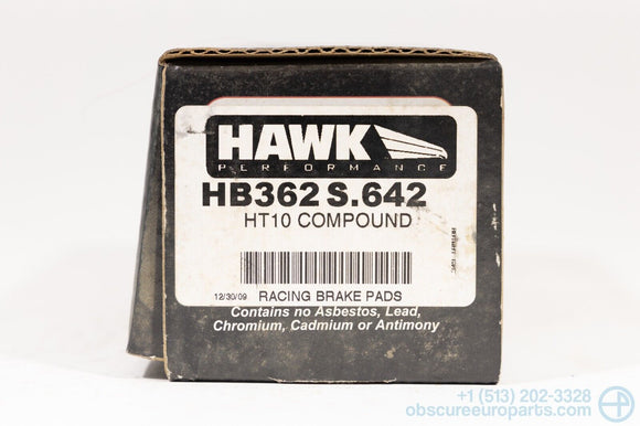 NOS Hawk HT-10 Compound Rear Brake Pads for 1991-1999 BMW E31 840i 850CSi