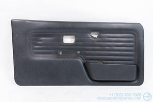 Used 1983-1992 BMW E30 318i 325i 325e Coupe Left Door Card Schwarz