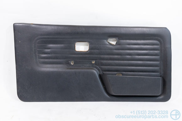 Used 1983-1992 BMW E30 318i 325i 325e Coupe Left Door Card Schwarz