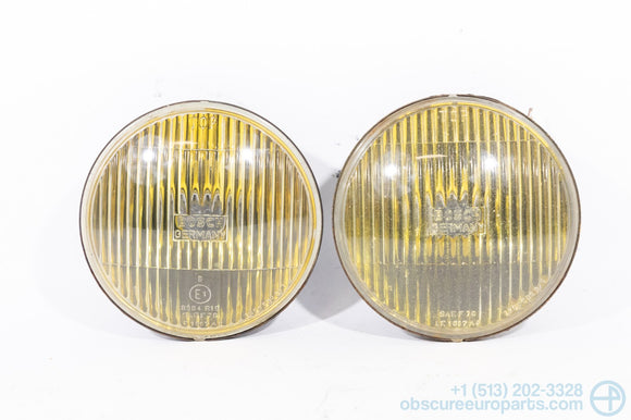 Used 1976-1985 Mercedes W123 240D 300D 300CD 300TD Bosch Yellow Fog Light Set