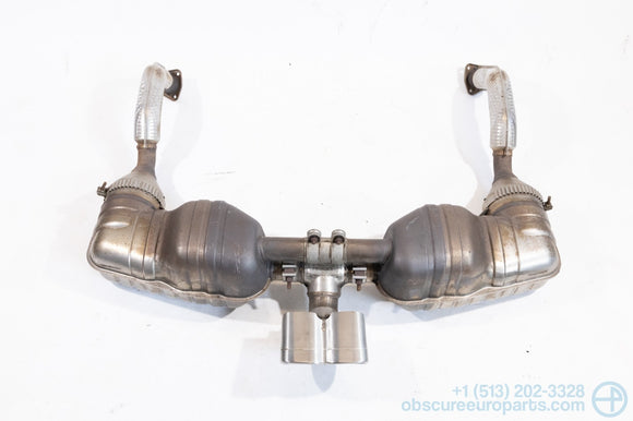 Used 2006-2008 Porsche 987 Cayman S Boxster S Factory Exhaust System w/ Tip
