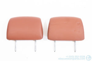 Used 2008-2013 BMW E93 M3 Rear Head Rests in Fox Red Fuchsrot