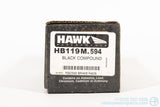 NOS Hawk Black Compound Brake Pads for 1978-1985 GM Metric Calipers