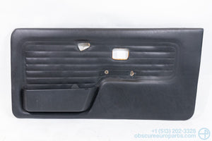 Used 1983-1992 BMW E30 318i 325i 325e Coupe Right Door Card Schwarz