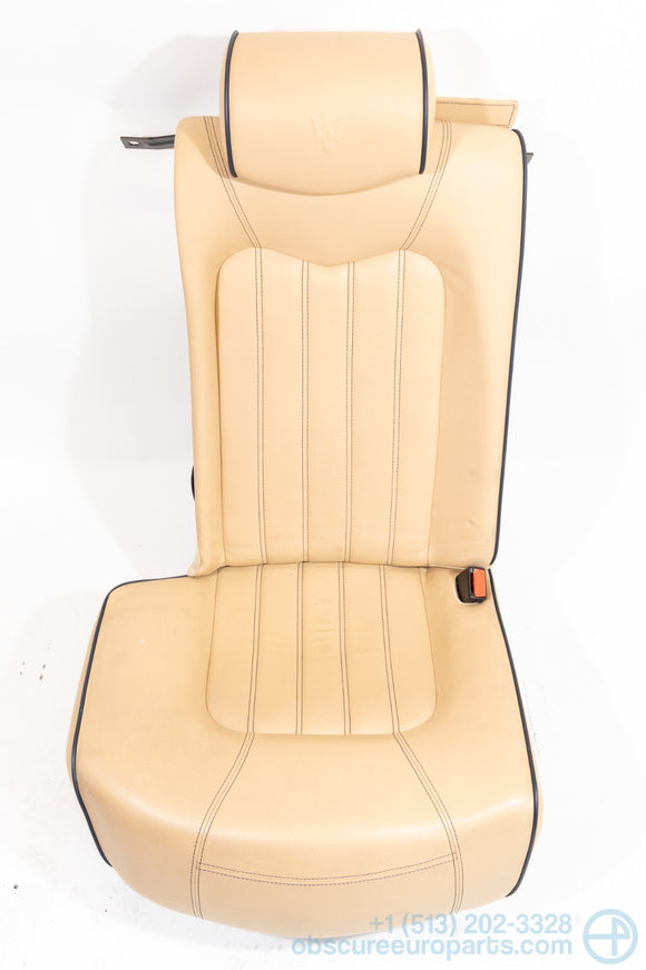 Used 2003-2007 Maserati M139 Quattroporte Right Rear Seat Assembly Beige Navy