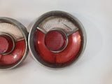 Used 1966-1972 BMW E10 1502 1600 2002 Tail Light Roundie Pair Lenses Seal Set #6