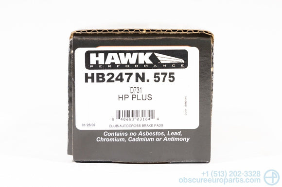 NOS Hawk HP Plus Compound Front Brake Pads for 1997-2013 C5 C6 Corvette XLR