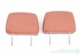 Used 2008-2013 BMW E93 M3 Rear Head Rests in Fox Red Fuchsrot