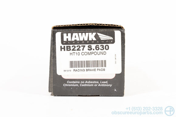 NOS Hawk HT-10 Compound Rear Brake Pads for 1987-2007 BMW E32 E34 E36 E39 E46