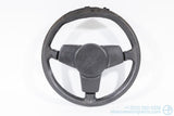 Used 1977-1984 Porsche 3-Spoke Sport Steering Wheel & Horn Pad - Damaged Leather