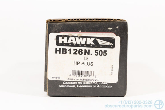 NOS Hawk HP Plus Compound Brake Pads for 1965-1973 Chevrolet Corvette