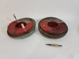 Used 1966-1972 BMW E10 1502 1600 2002 Tail Light Roundie Pair Lenses Seal Set #6