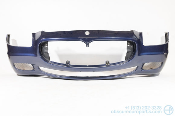 Used 2003-2008 Maserati M139 Quattroporte Front Bumper Cover Blu Nettuno