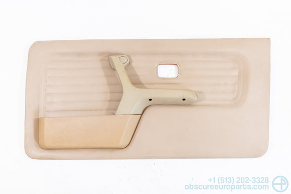 Used 1987-1993 BMW E30 318i 325i Convertible Right Door Card w/ Arm Rest Natur