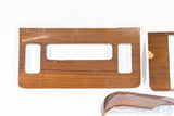 Used 1976-1985 Mercedes W123 240D 300D 300CD 300TD Center Console Wood Trim Set