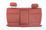 Used 2007-2013 BMW E82 128i 135i Rear Seat Set Coral Red Korallrot