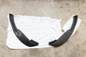 Used PPI Design Carbon Fiber Front Spoilers for Audi R8 - Mixed Glossy/Matte Set