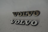 Used 1982-1988 Volvo 240 244 245 DL GL Front Fender Volvo Logo Pair