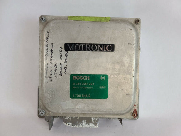 Used BMW 325E 528E E30 E28 M20B271985-1987 Bosch Green Label ECU 0261200027