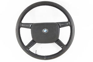 Used 1969-1986 BMW E3 E9 E12 E23 4-Spoke Steering Wheel w/ Pad 32331117369